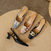 Einzigartige, elegante Feen-Sandalen mit hoher geschlossener Zehenpartie